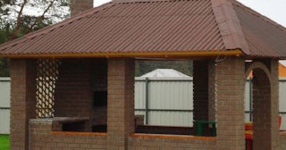 Беседка из кирпича под ключ в Тулуне цена от 3226 рублей - Строй-Тлн