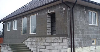 Фасад из газобетона для дома в Тулуне - Строй-Тлн, качественная отделка от 2081 руб.